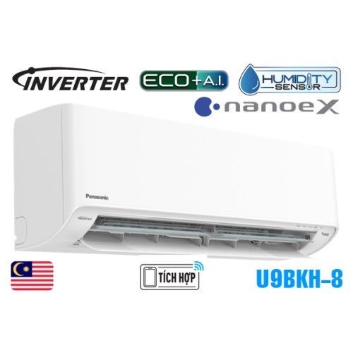 Điều hòa Panasonic 9000BTU 1 chiều inverter U9BKH-8 Điều hòa Panasonic 9000BTU 1 chiều inverter U9BKH-8